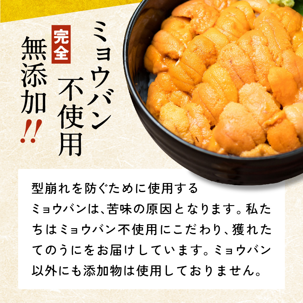 先行予約 生うに 250g ミョウバン不使用 うに 無添加 ムラサキウニ 2027年5月下旬から順次発送予定 RT2560